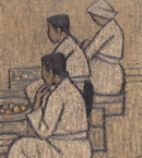 Пак Су Гын_5 «Люди на рынке», 1950-е гг.